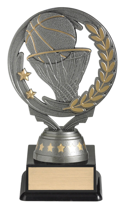 Silver Basketball Torch