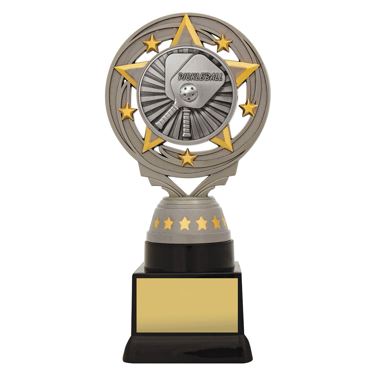 Silver Pickleball Torch