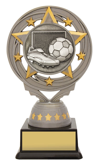 Silver Football Torch