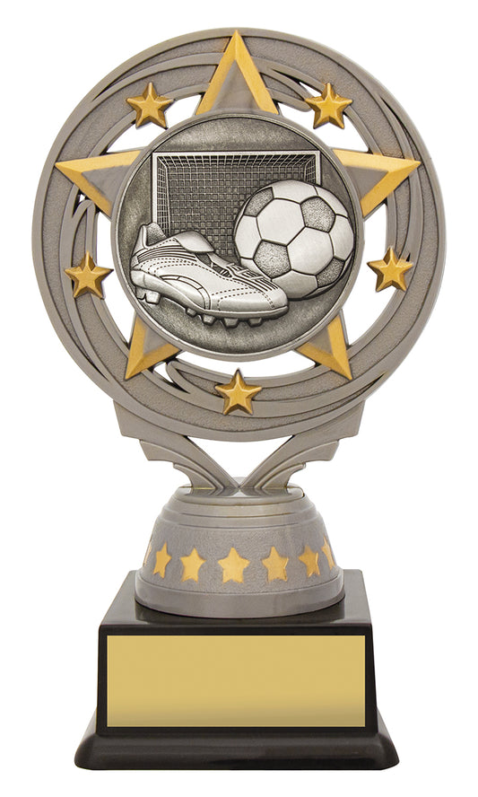 Silver Football Torch