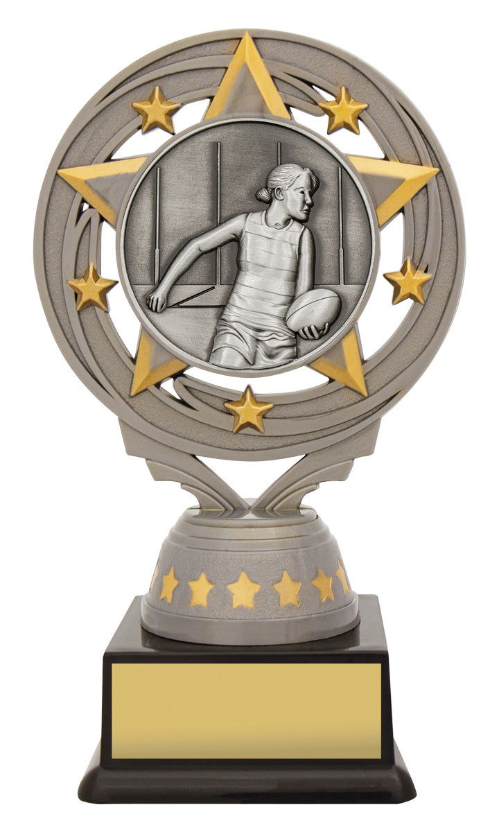 Silver Female Footy Torch