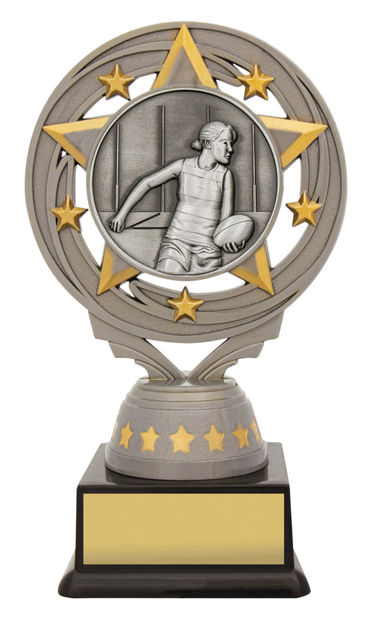 Silver Female Footy Torch