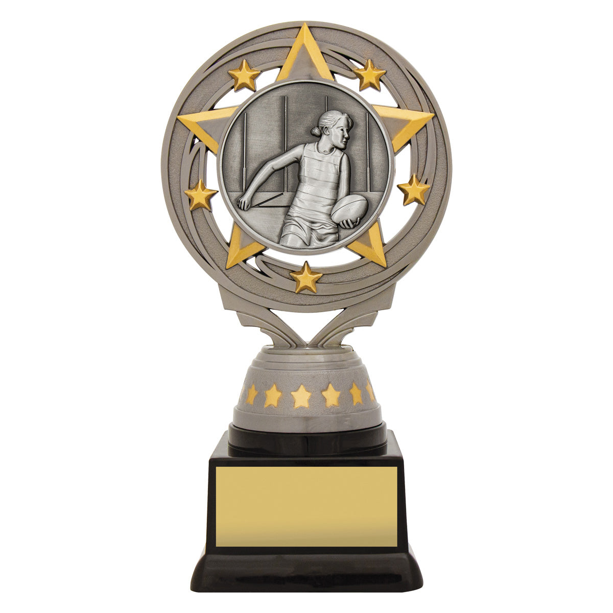 Silver Female Footy Torch