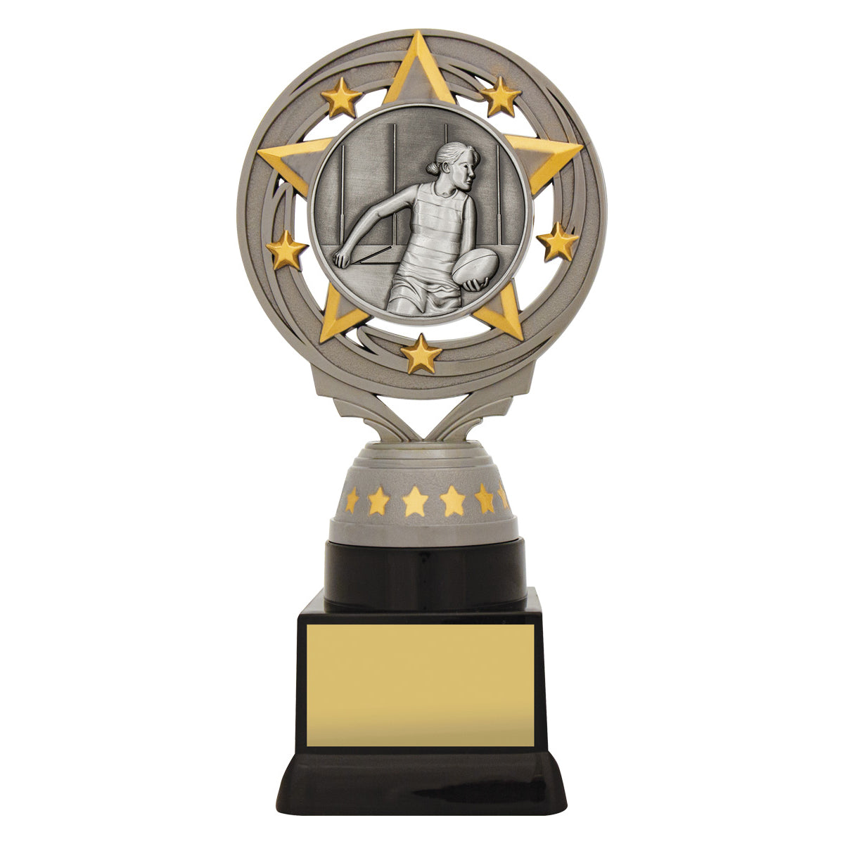 Silver Female Footy Torch