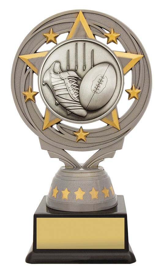 Silver Aussie Rules Torch