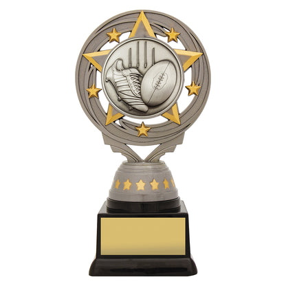 Silver Aussie Rules Torch