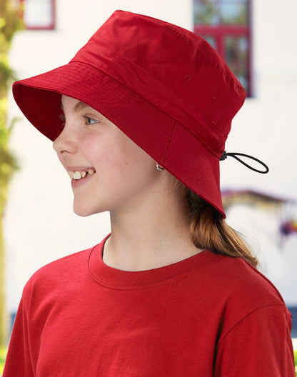 [H1034] Bucket hat with toggle