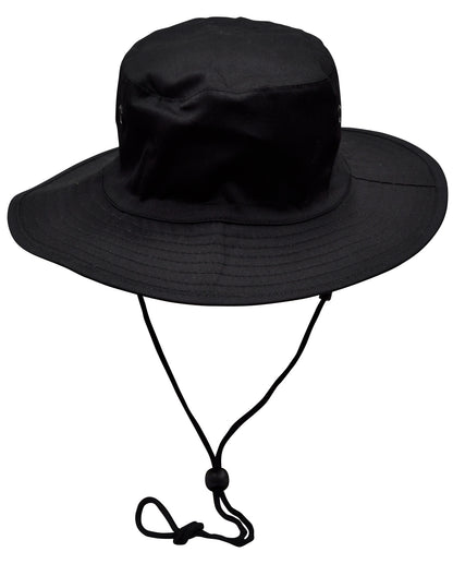 [H1035] Surf hat with clip on chin strap