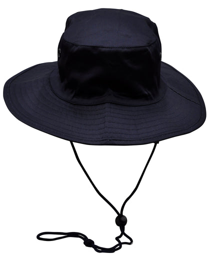 [H1035] Surf hat with clip on chin strap