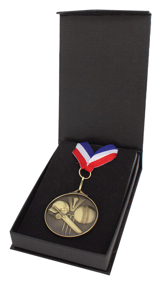 Flip-Top Box - Ribbon & Medal