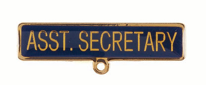 Gold badge. Asst. Secretary