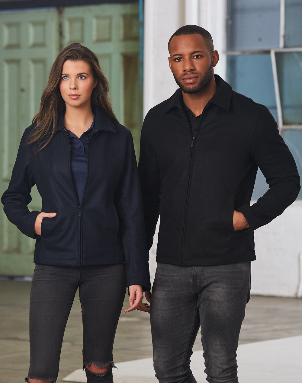 [JK13] Men's Wool Blend Corporate Jacket