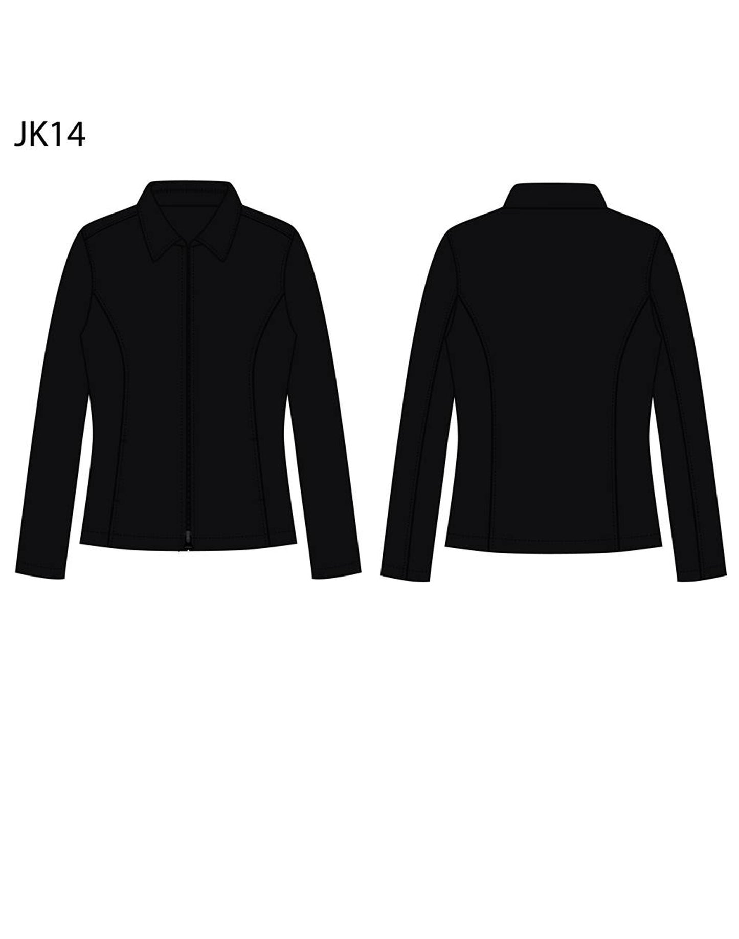 [JK14] Ladies Wool Blend Corporate Jacket
