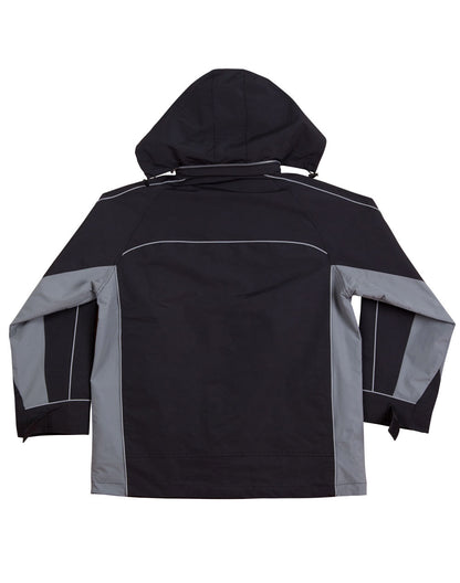 [JK18] 3 in 1 Jacket, silver relective piping