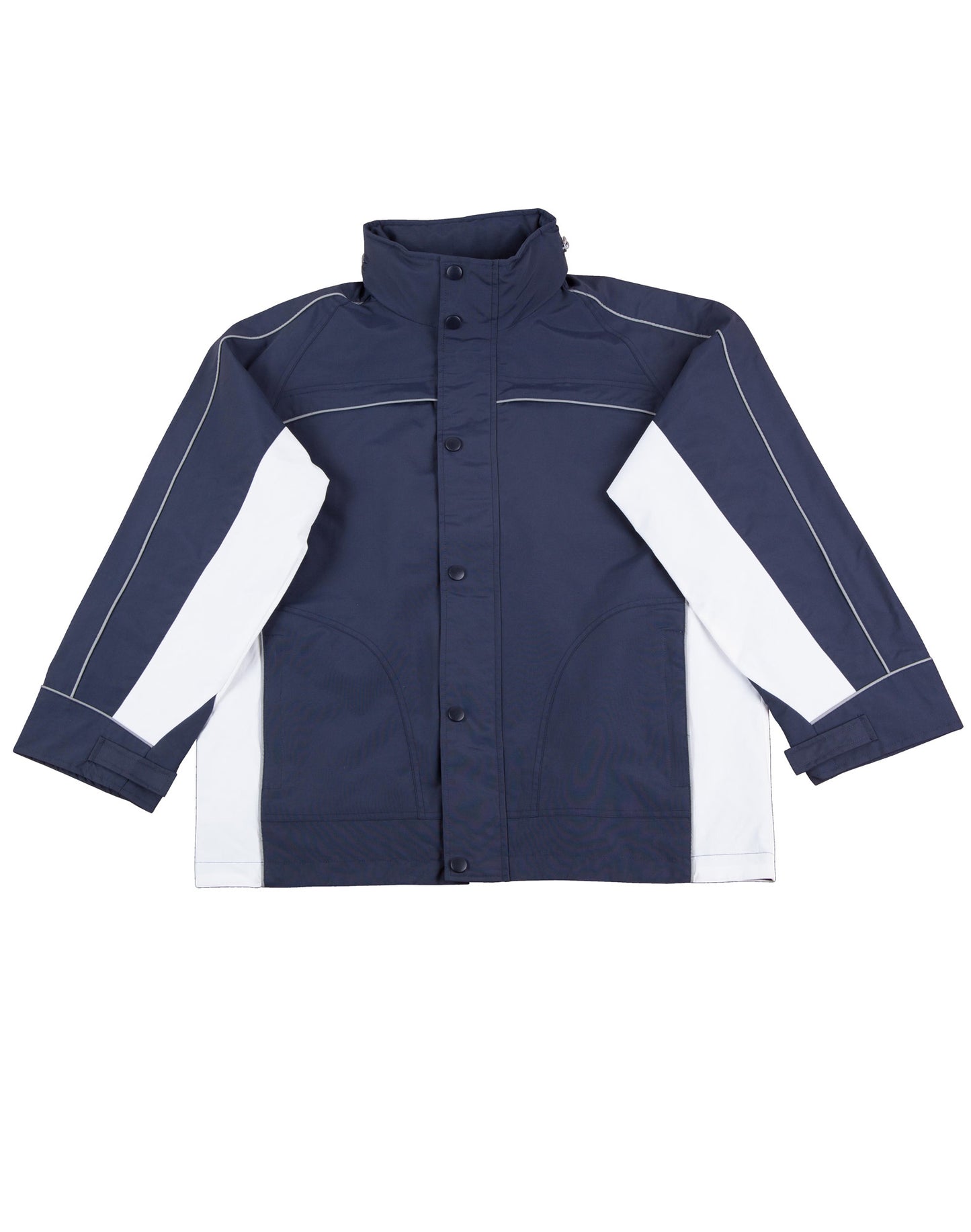 [JK18] 3 in 1 Jacket, silver relective piping