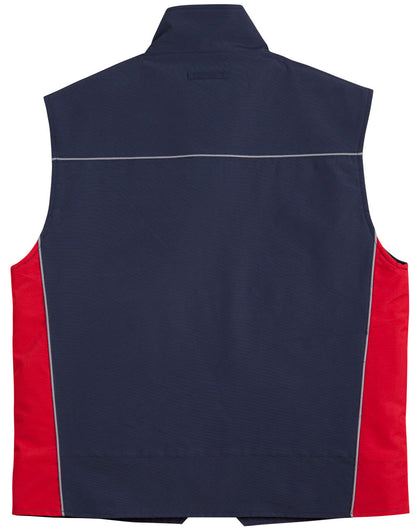 [JK18] 3 in 1 Jacket, silver relective piping