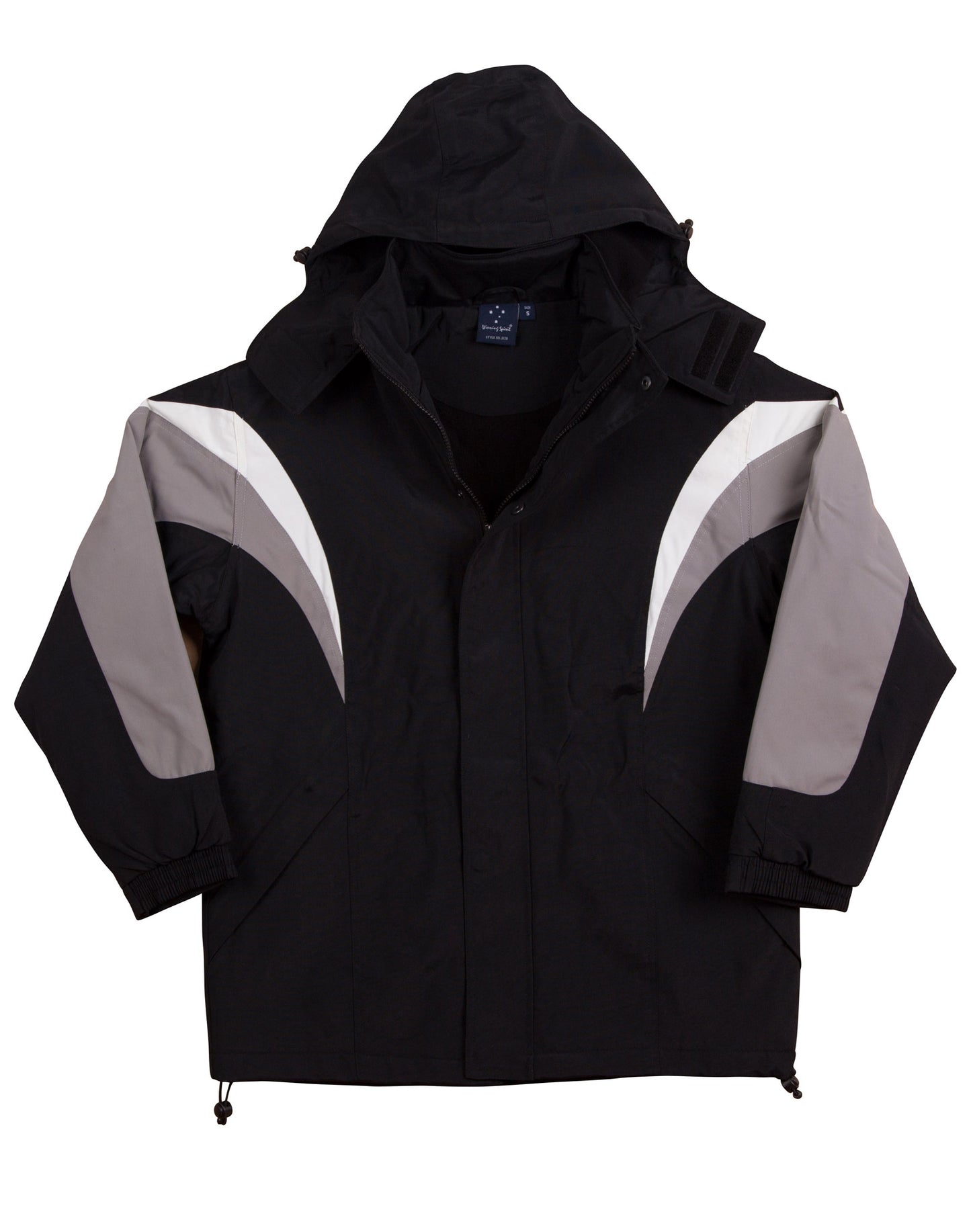 [JK28] bathurst tri-color jacket with hood