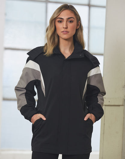 [JK28] bathurst tri-color jacket with hood