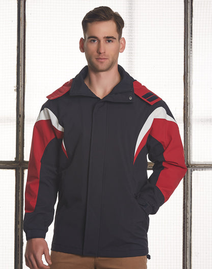 [JK28] bathurst tri-color jacket with hood