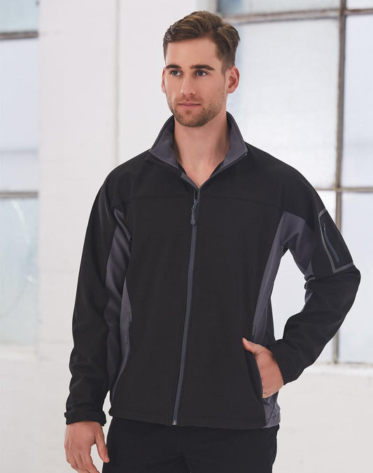 [JK31] Men’s Contrast Softshell Jacket