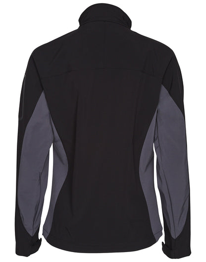 [JK32] Ladies’ Contrast Softshell Jacket