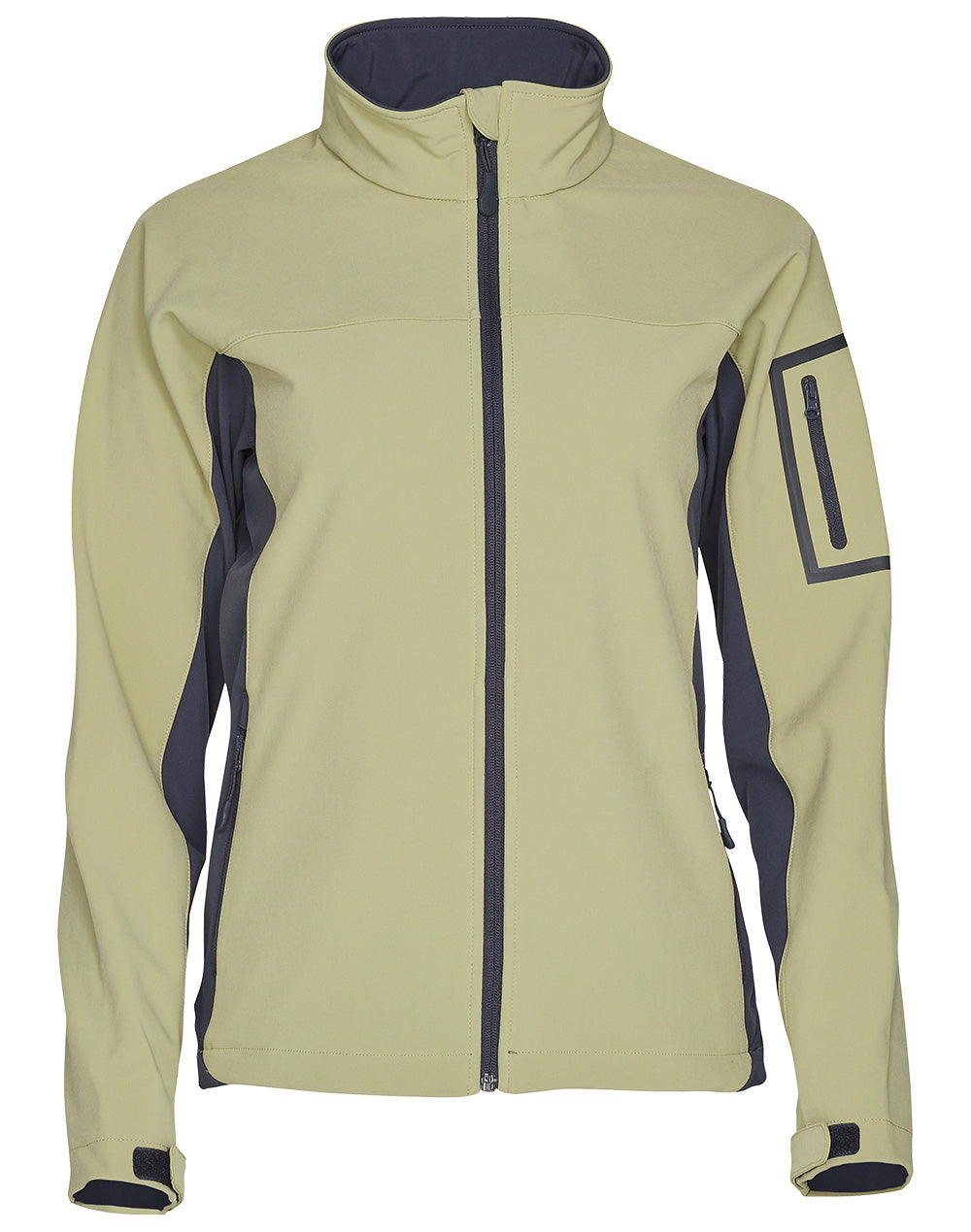 [JK32] Ladies’ Contrast Softshell Jacket