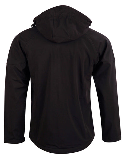 [JK33] Men's Softshell Full Zip Hoodie
