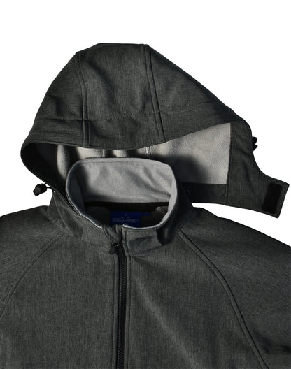 [JK33] Men's Softshell Full Zip Hoodie