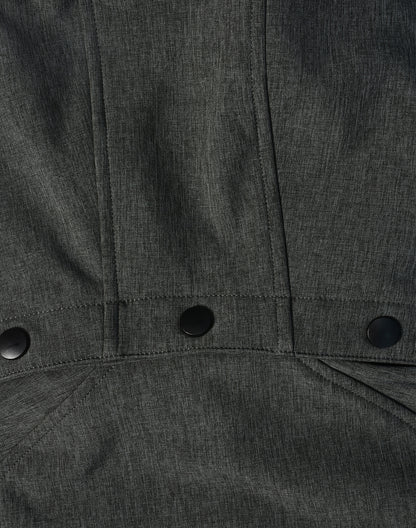 [JK33] Men's Softshell Full Zip Hoodie