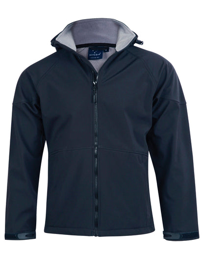 [JK33K] Kids' Softshell Full Zip Hoodie