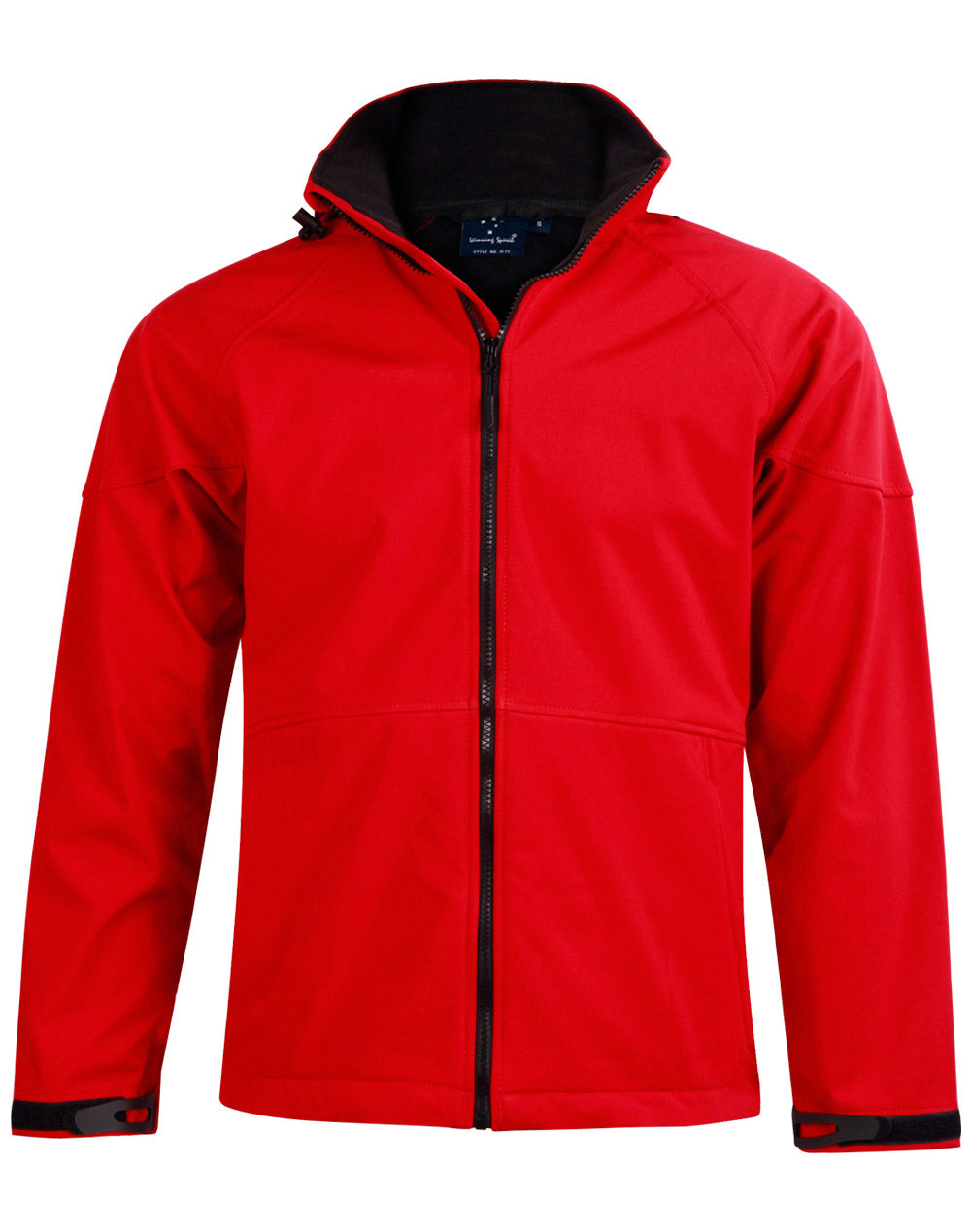 [JK33] Men's Softshell Full Zip Hoodie