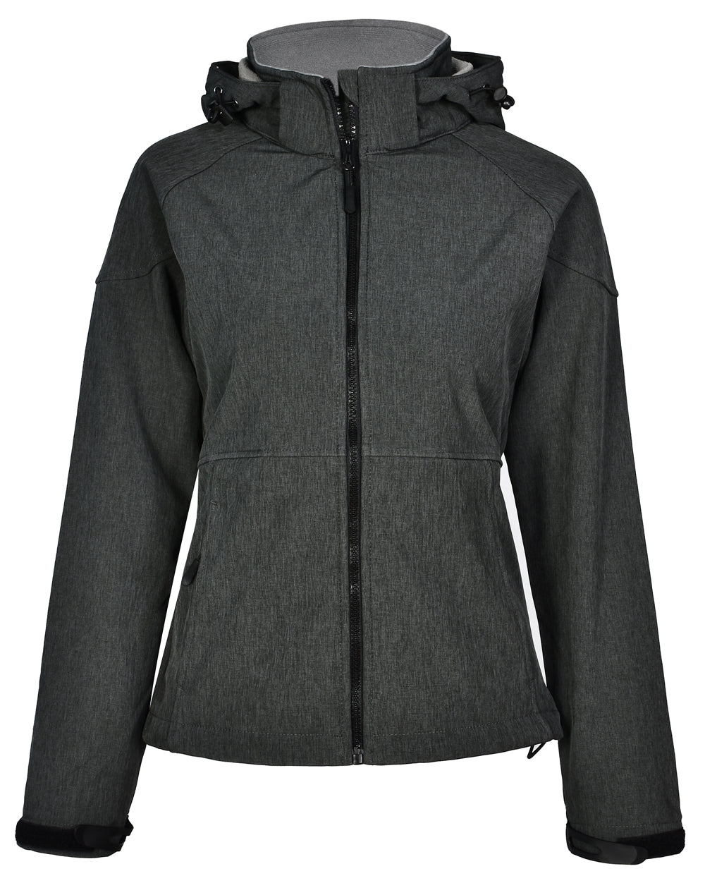 [JK34] Ladies' Softshell Full Zip Hoodie