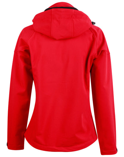 [JK34] Ladies' Softshell Full Zip Hoodie