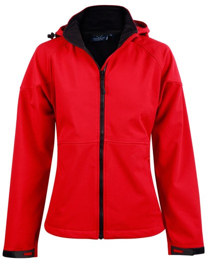 [JK34] Ladies' Softshell Full Zip Hoodie