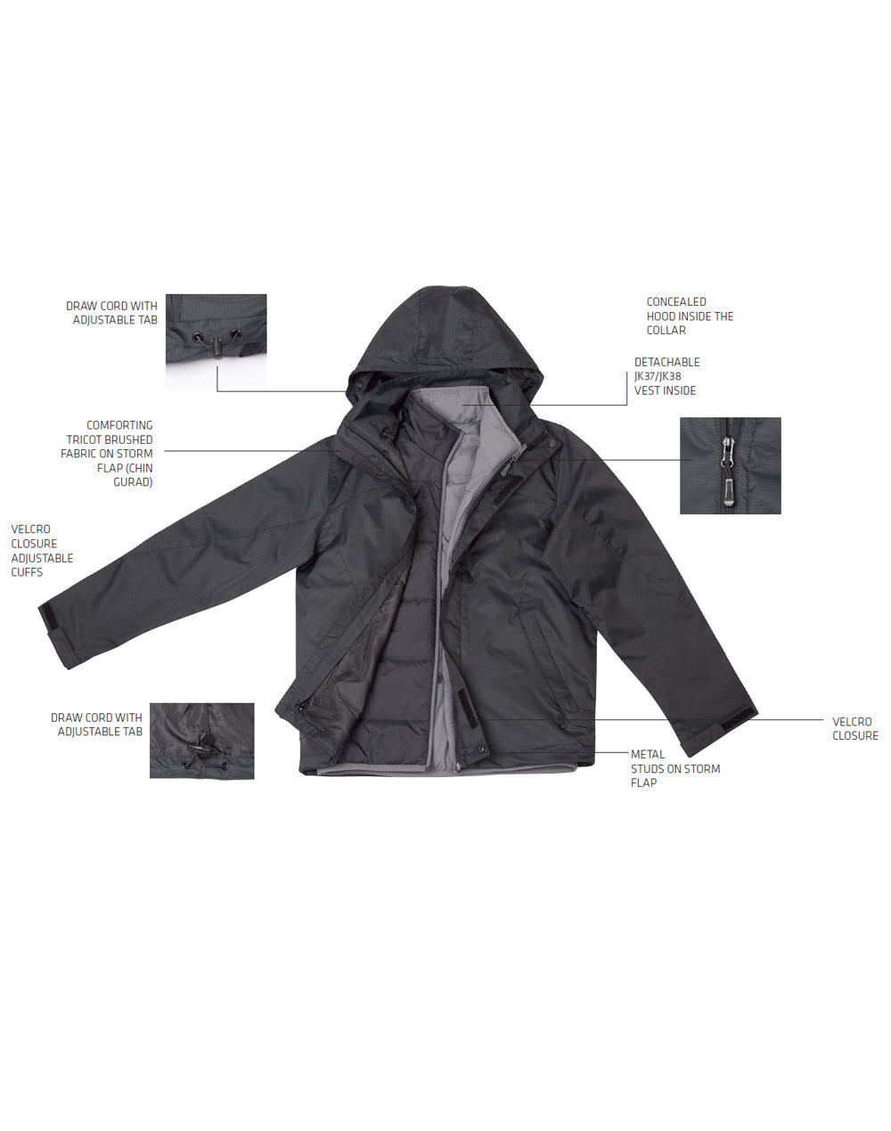 [JK37] Men's Versatile Vest