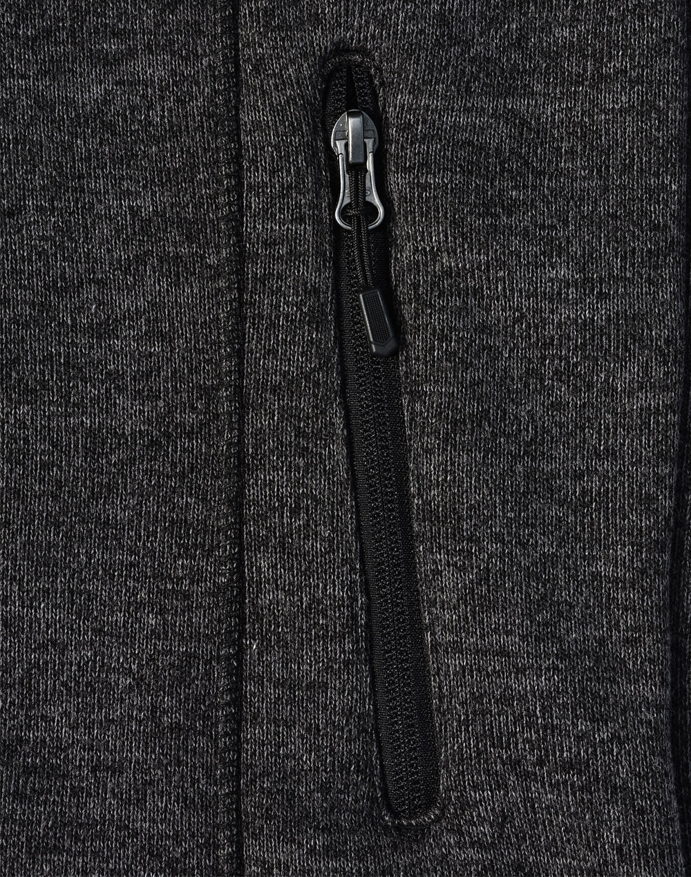 [JK41] Men's Heather Bonded Fleece Jacket