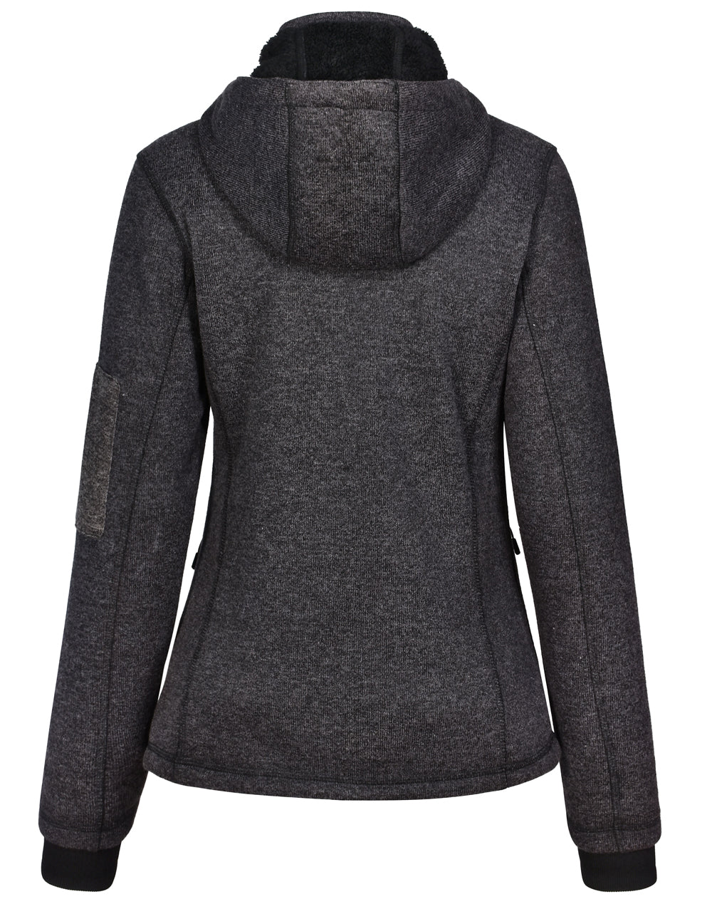 [JK42] Ladies' Heather Bonded Fleece Jacket
