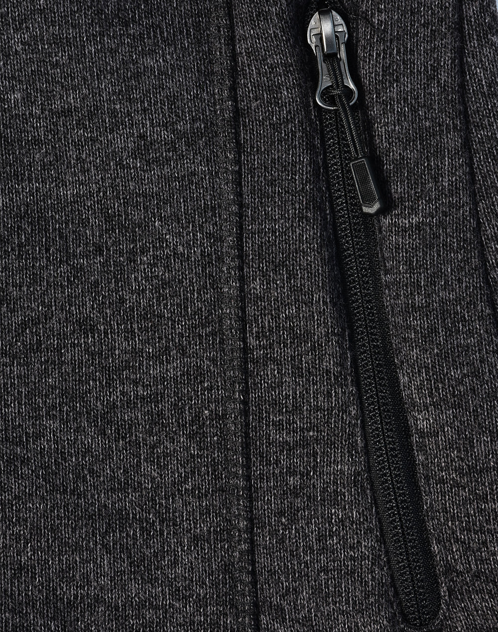 [JK42] Ladies' Heather Bonded Fleece Jacket