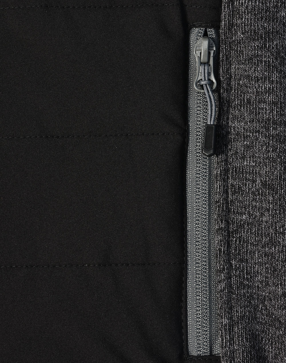 [JK43] Men's Heather Sleeve/Quilted Body Jacket