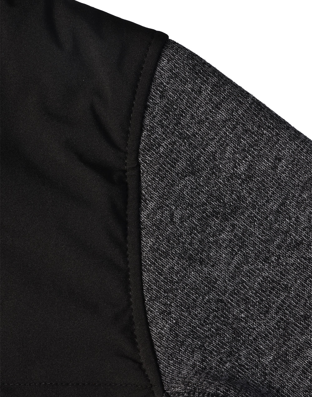 [JK43] Men's Heather Sleeve/Quilted Body Jacket