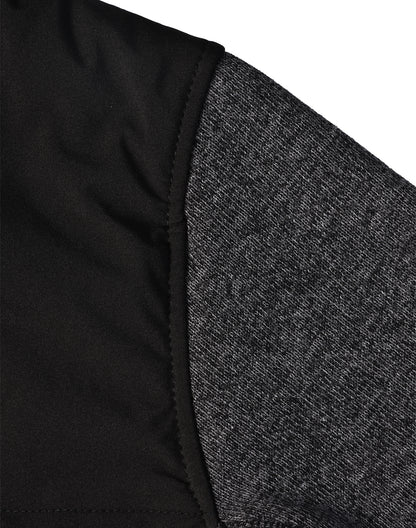 [JK43] Men's Heather Sleeve/Quilted Body Jacket