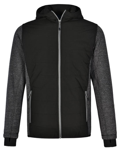 [JK43] Men's Heather Sleeve/Quilted Body Jacket