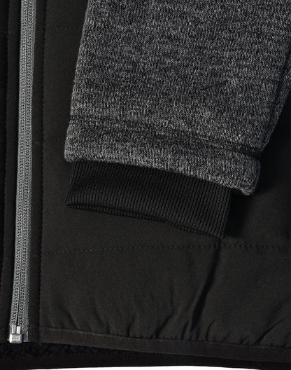 [JK44] Ladies' Heather Sleeve/Quilted Body Jacket