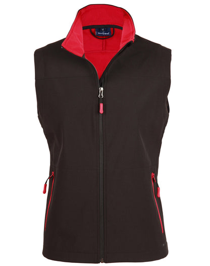 [JK46] Ladies' Softshell Contrast Vest
