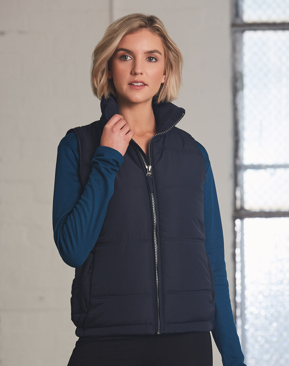 [JK47] Adult's Heavy Quilted Vest