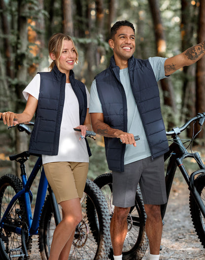 [JK62] Ladies' Sustainable Insulated Puffer Vest (3D Cut)