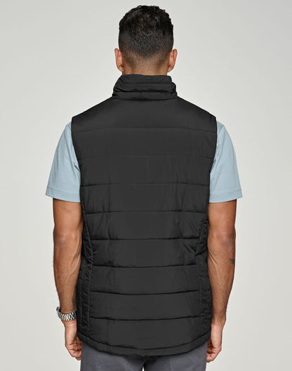 [JK61] Men's Sustainable Insulated Puffer Vest (3D Cut)
