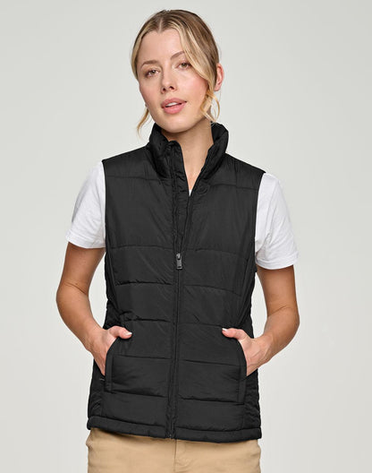 [JK62] Ladies' Sustainable Insulated Puffer Vest (3D Cut)