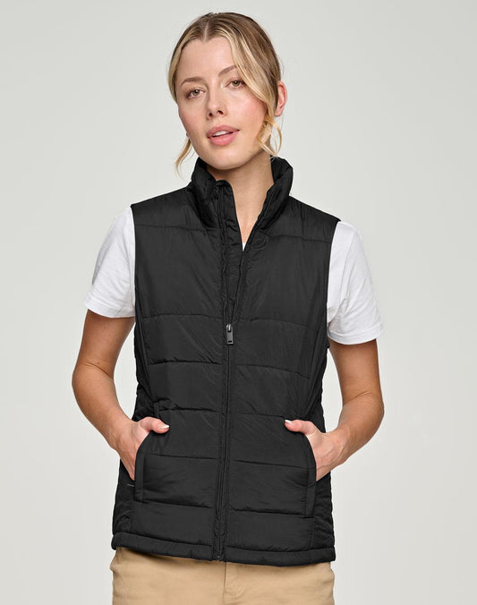 [JK62] Ladies' Sustainable Insulated Puffer Vest (3D Cut)