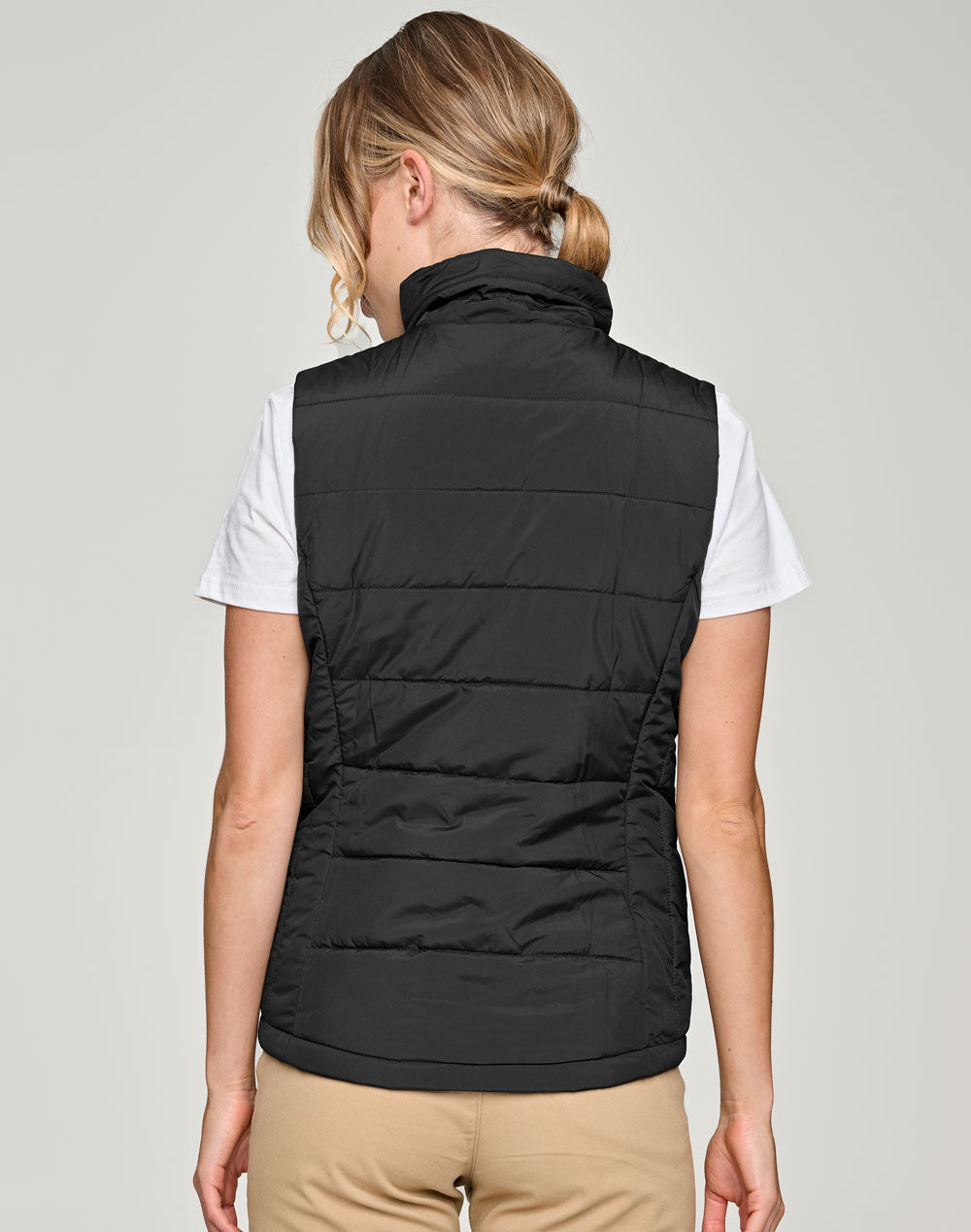 [JK62] Ladies' Sustainable Insulated Puffer Vest (3D Cut)